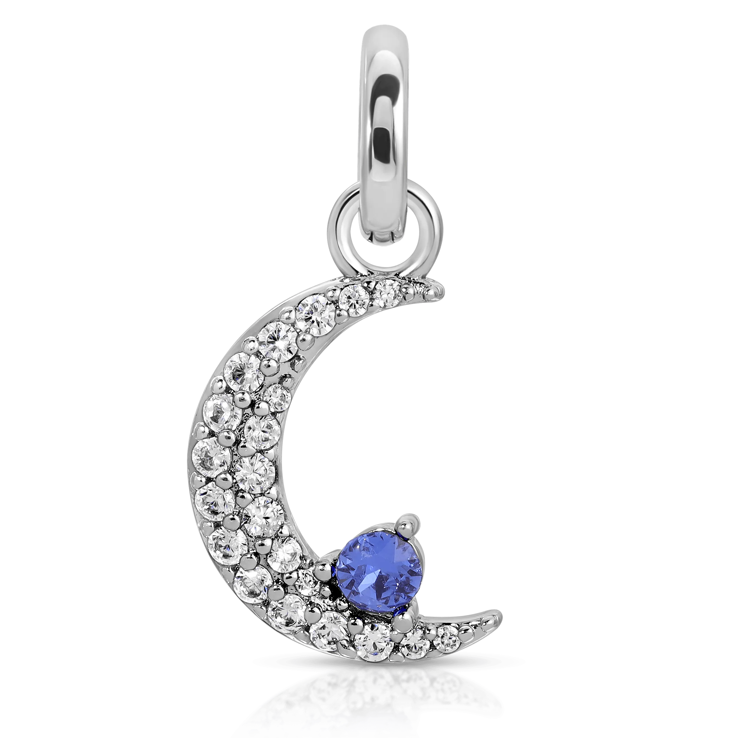 September Sapphire Birthstone Charm - Moon (Rewards Store)