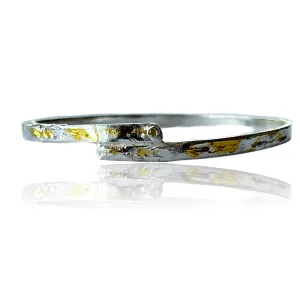 Silver And Gold Keum-boo Bangle