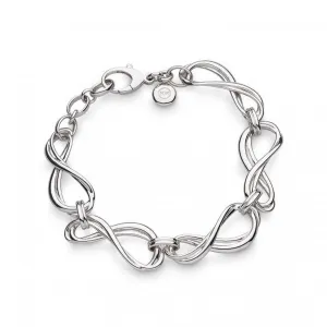 Silver Infinity Grande Link Bracelet