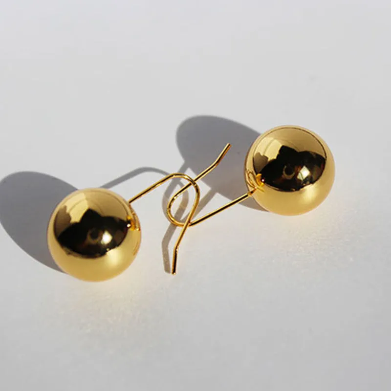 Simple Round Ball Earrings