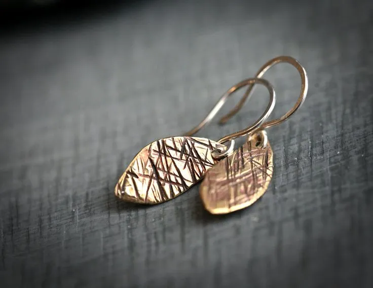 Simple Soldering 101 :: Textured Dangle Earrings