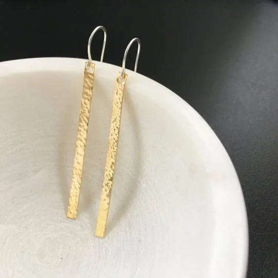 Simple Soldering 101 :: Textured Dangle Earrings