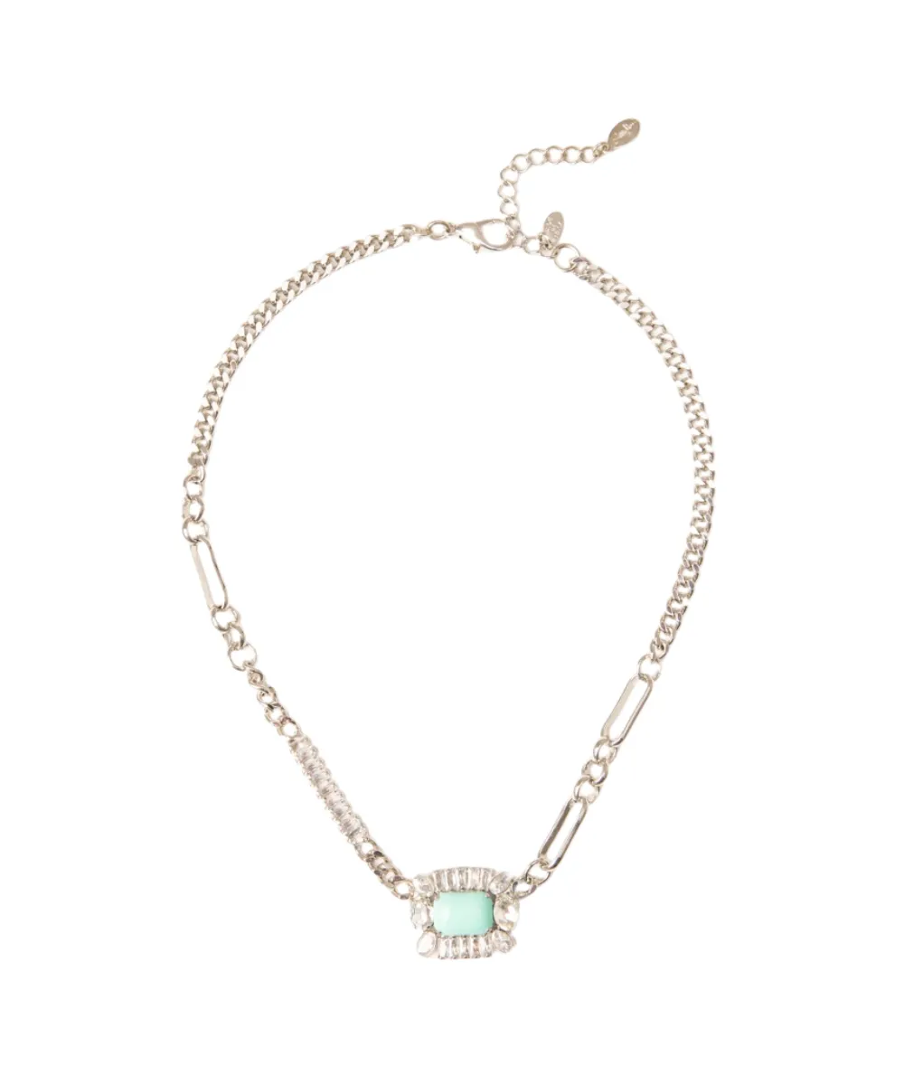 SODINI FAVILLE TURCH NECKLACE IN GREEN