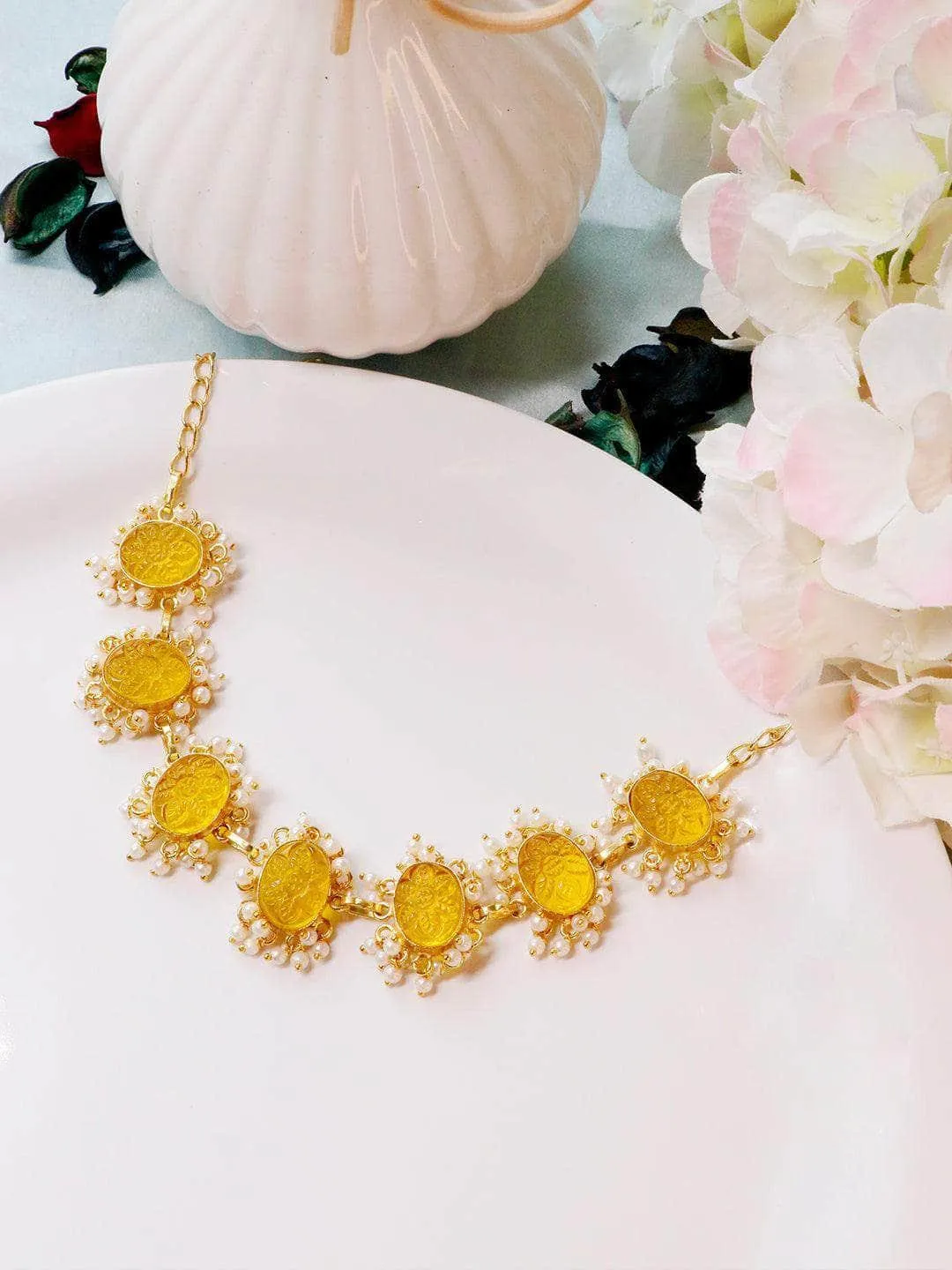 Sunela Choker Yellow