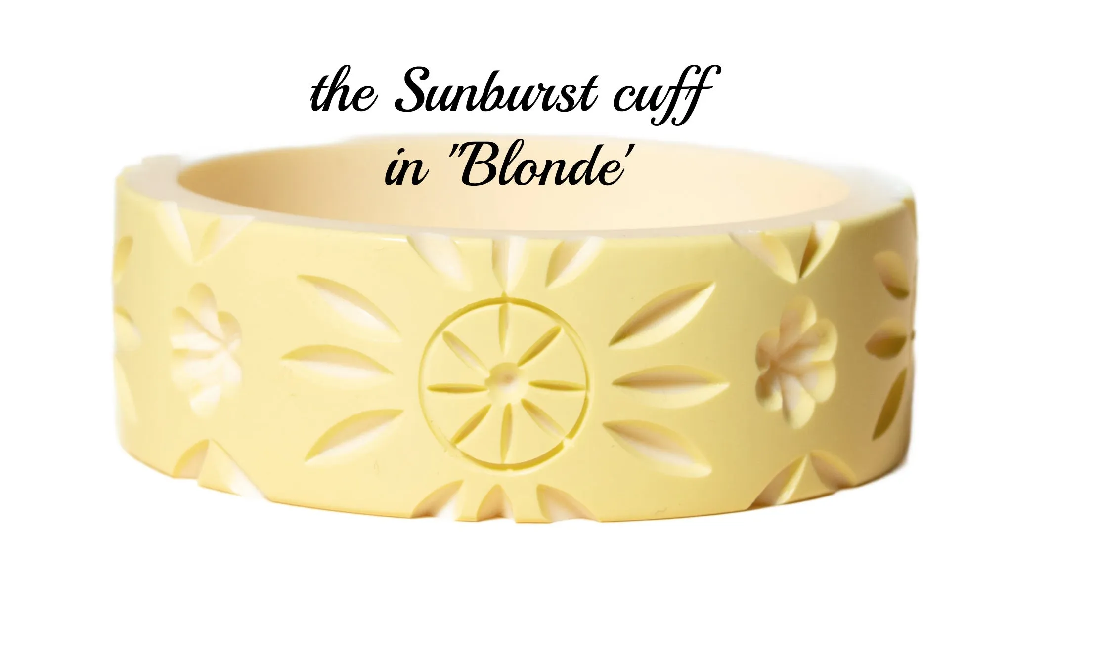 the NEW Palm Springs Bangle Collection - the Sunburst Cuff