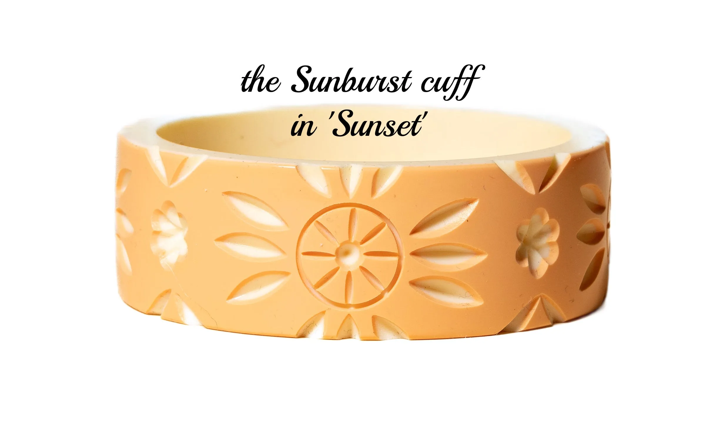 the NEW Palm Springs Bangle Collection - the Sunburst Cuff