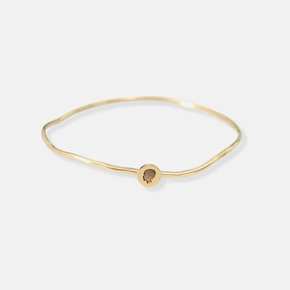 The Organic Circle Silhouette Bangle