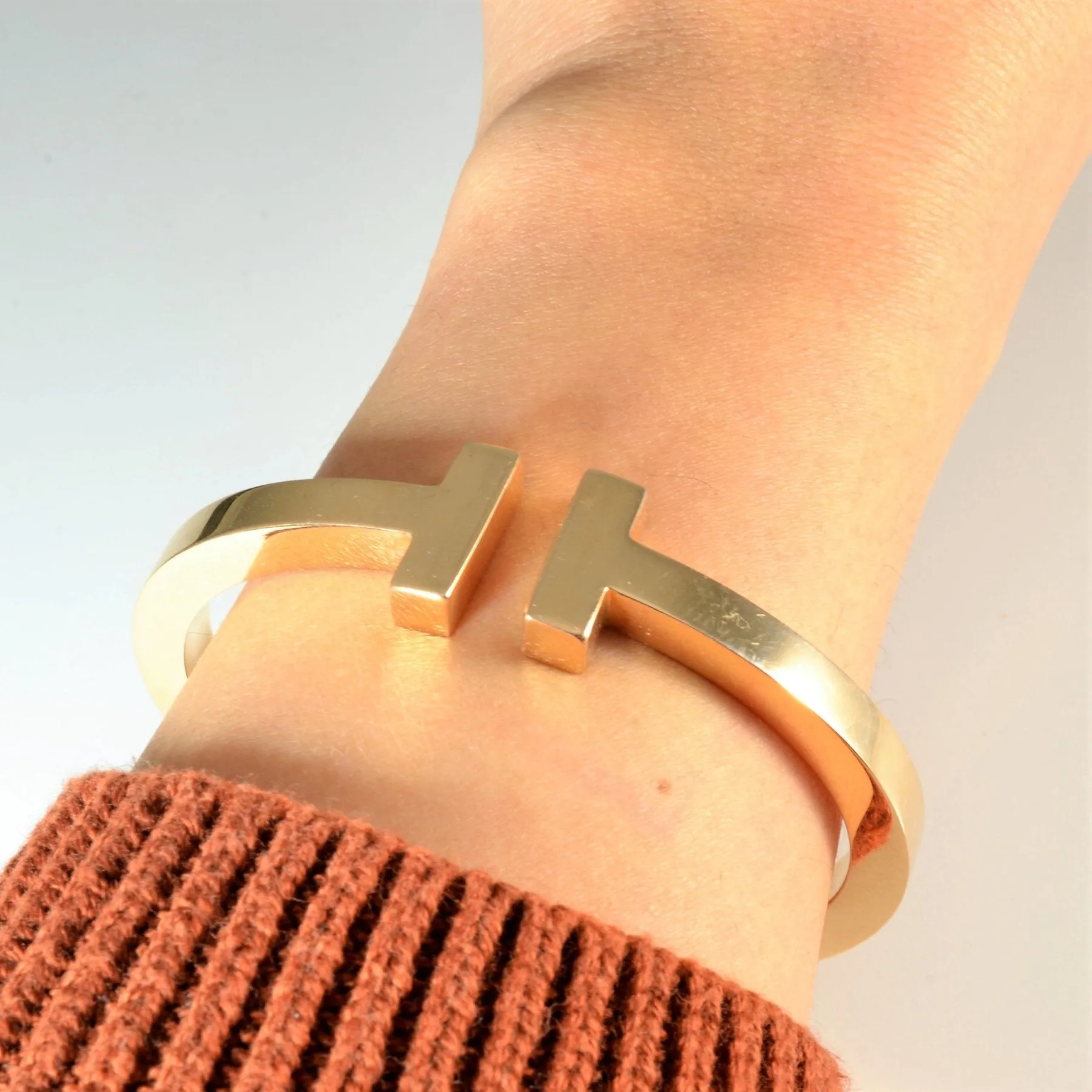 'Tiffany & Co.' T Square Bracelet | 6.25" |