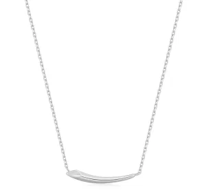 Tough Love - Silver Arrow Bar Necklace