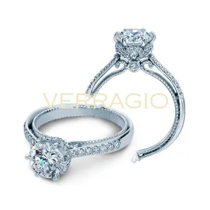 Verragio 18K White Gold Diamond Engagement Ring COUTURE-0429DR