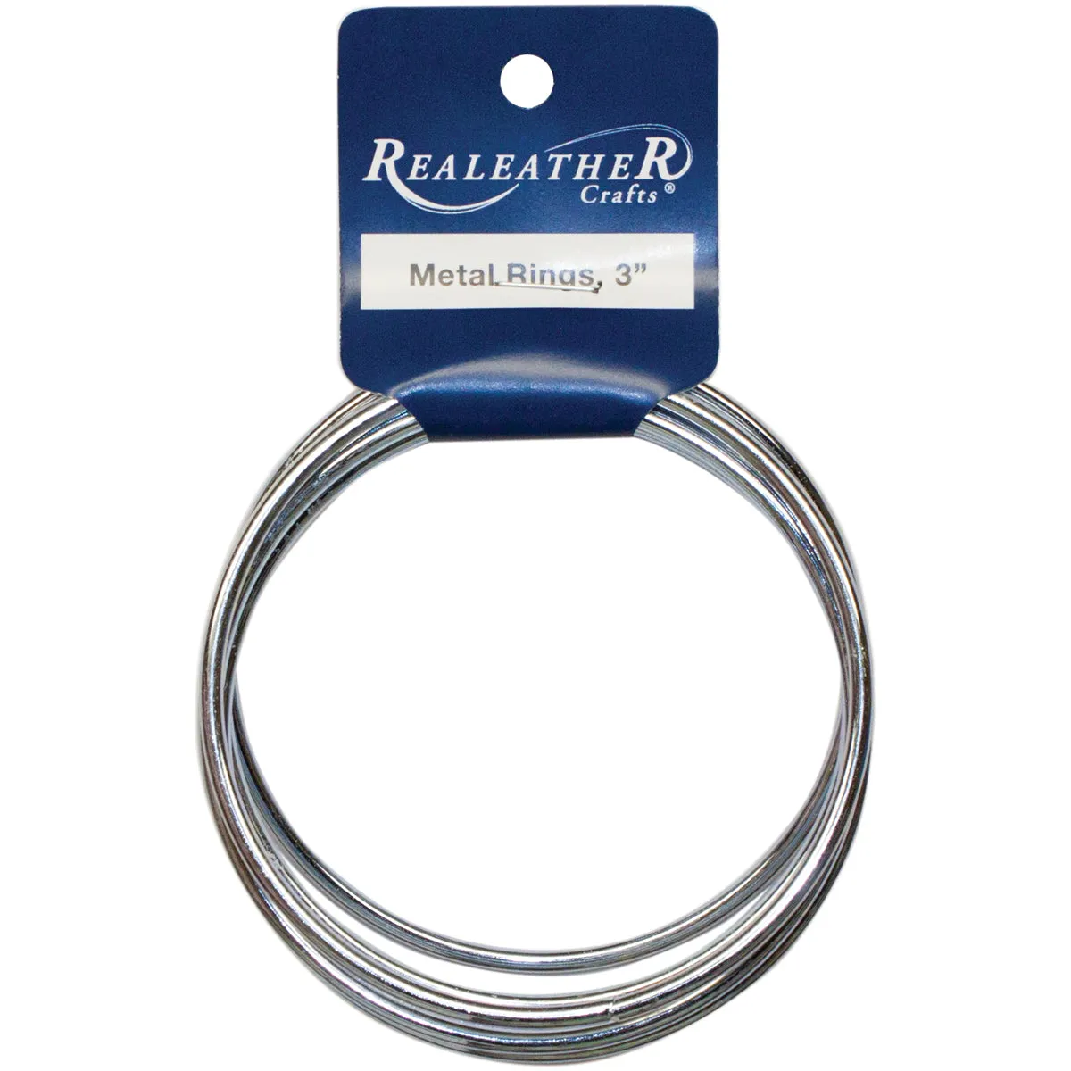 Zinc Metal Rings 3" 6/Pkg